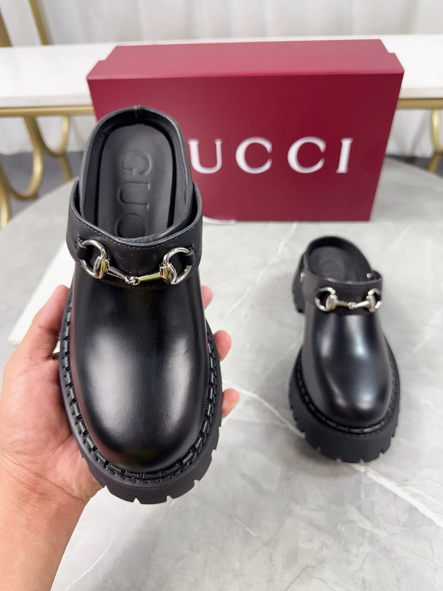 p500🐮🐮Gucci2024 new model, double GG groove thick-soled Loaf platform shoes. The original version is made 1:1. Super beautiful quality, classic model at the counter. ❶Upper: original frosted cowhide ❷Inner lining: water-dyed cowhide ❸Feet: water-dyed cowhide ❹Outsole: ultra-light original sole ❺thick sole heightening: 3.5cn ❻Packing: original packaging ❼Number: Women's 35-42 (41 42 customized, non-returnable) Men's model: 38-46 (45, 46 customized, non-returnable)